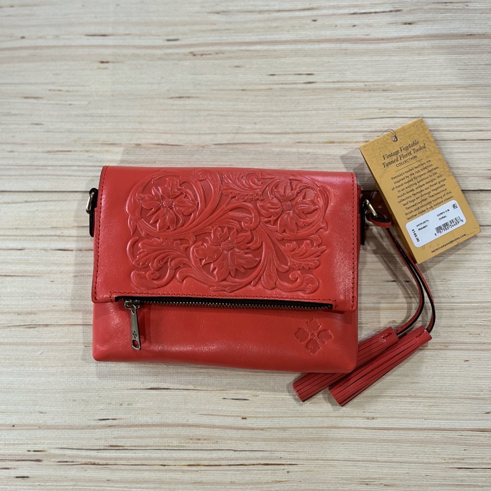 Patricia Nash crossbody Vintage Vegetable
Tanned Floret Tooled women’s bag